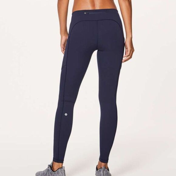 Lululemon Speed Up Tight, Luxtreme, Midnight Navy, Size 4 - Picture 2 of 9